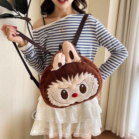 Bolso De Peluche Con Diseño Labubu