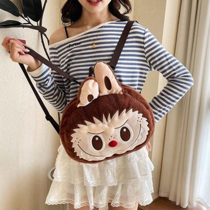 Bolso De Peluche Con Diseño Labubu